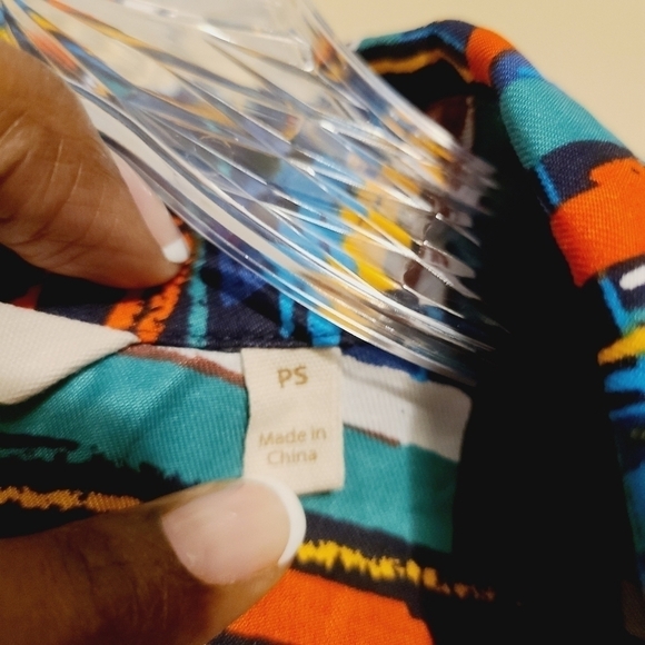 Soft Surroundings | Women's Sail Away Navy Blue Sailboat Blouse (Petite Small) - Picture 5 of 10